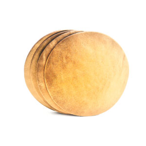 Brilliant Bronze - Rond Onderzetters Metallic Brons