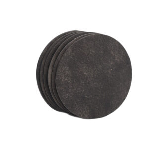 Espresso Brown - Rond Onderzetters Bruin