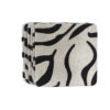 Cowskin Zebra - Vierkant Onderzetters Koeienhuid Zebraprint