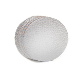 Silver Royale - Rond Onderzetter Metallic Zilver