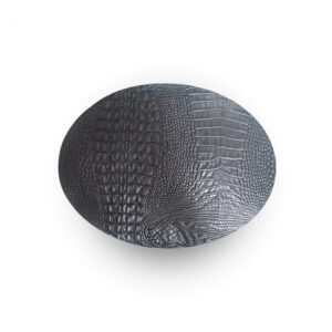 Croco Black - Ovaal Placemats Croco Zwart (Set)