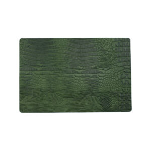Croco Green - Rechthoek Placemats Croco Groen (Set)