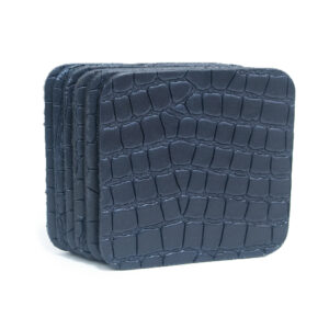 Onderzetters Snake Donkerblauw - Vierkant