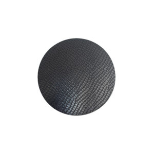 Snake Black - Rond Placemats Slangen Print Zwart (Set)