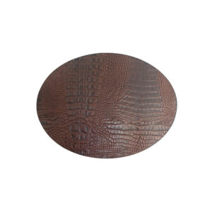 Croco Brown - Ovaal Placemats Croco Bruin (Set)