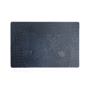 Croco Blue - Rechthoek Placemats Croco Blauw Set