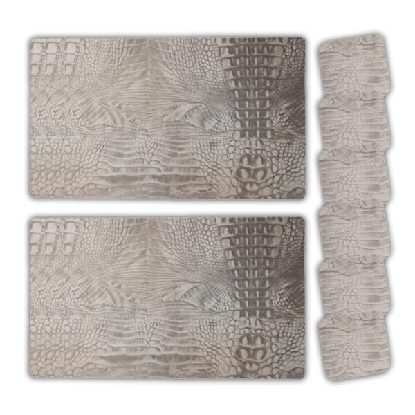 Placemat Croco Grijs Rechthoek