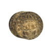 Croco Metallic Onderzetters Goud Rond