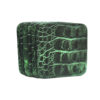 Croco Metallic Onderzetters - Groen - Vierkant