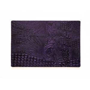Croco Metallic Paars - Rechthoek Placemats Croco Purple (Set)